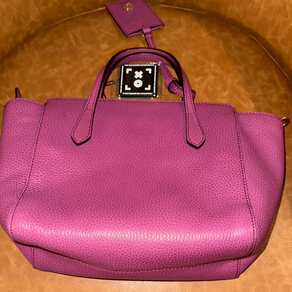 Gucci Dollar Calfskin Purple Leather Satchel - Picture 8 of 12